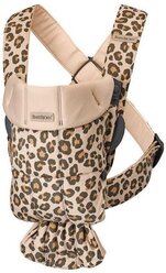 Рюкзак-переноска BabyBjorn Mini Cotton, Beige/Leopard