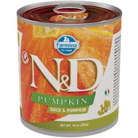 Корм консервированный Farmina N&D Pumpkin для собак, с уткой и тыквой, 285 г, 1 шт.