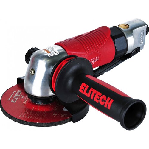 Шлифмашина угловая Elitech 0704014200 169лмин d125мм шпинд222мм красныйчерный 5681₽