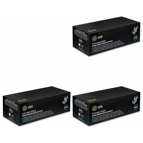 Cactus Картриджи комплектом совместимые Кактус Cactus CS-CE285X-MPS 3 Pack 1129897-3PK CE285A черный 9K