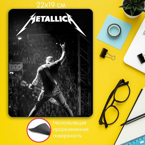 Игровой коврик для мыши рок группа Металлика Metallica