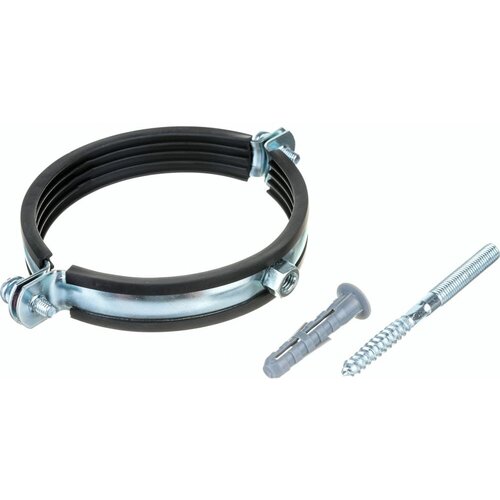 Uni-Fitt Хомут 4” 107-116 мм с резиновым уплотнителем, шпилькой и дюбелем 850U0800