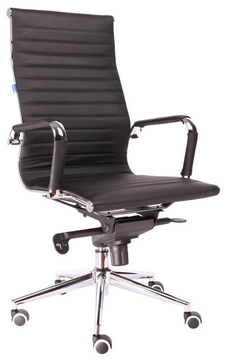 Кресло офисное Everprof Rio M кожа черный