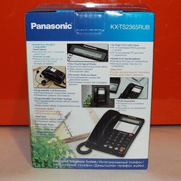 Телефон Panasonic KX-TS2365RUB - фотография № 20