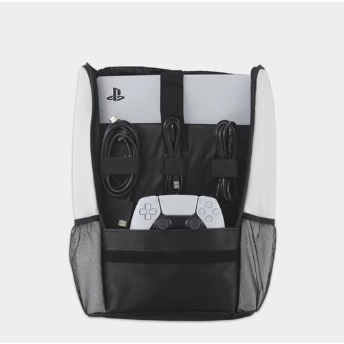 Рюкзак для переноски PlayStation 5, черно-белый