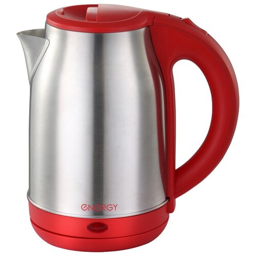Чайник ENERGY E-201 (1,8 л, диск) стальной, красный (164125) чайник energy e 201 красный