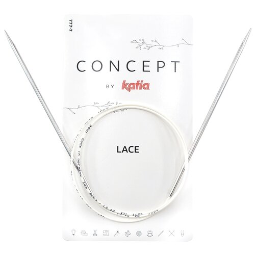 Купить Спицы круговые супергладкие CONCEPT BY KATIA Lace №3, 75, 60 см ADDI 777-7/3, 75-60