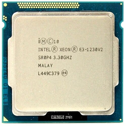 Процессор Intel Xeon E3-1230V2 Ivy Bridge-H2 LGA1155, 4 x 3300 МГц, OEM процессор intel xeon e3 1245v2 ivy bridge h2 lga1155 4 x 3400 мгц oem