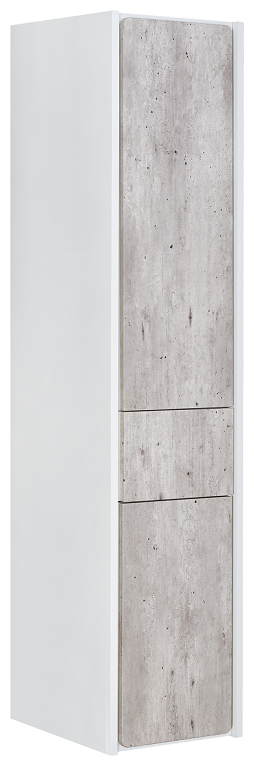 Шкаф-колонна Roca Ronda ZRU9303005 левый белый матовый/бетон - фотография № 1