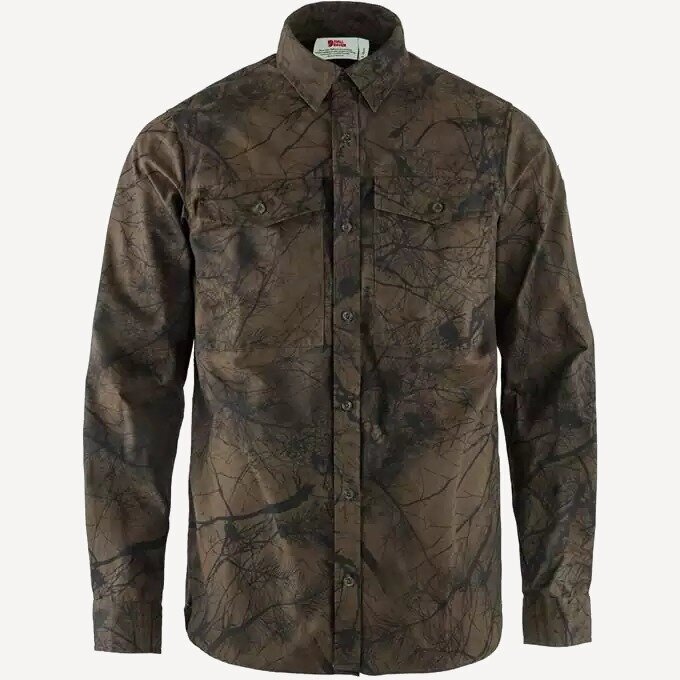 Рубашка Fjallraven Varmland G-1000 Shirt M Dark Olive Camo размер L