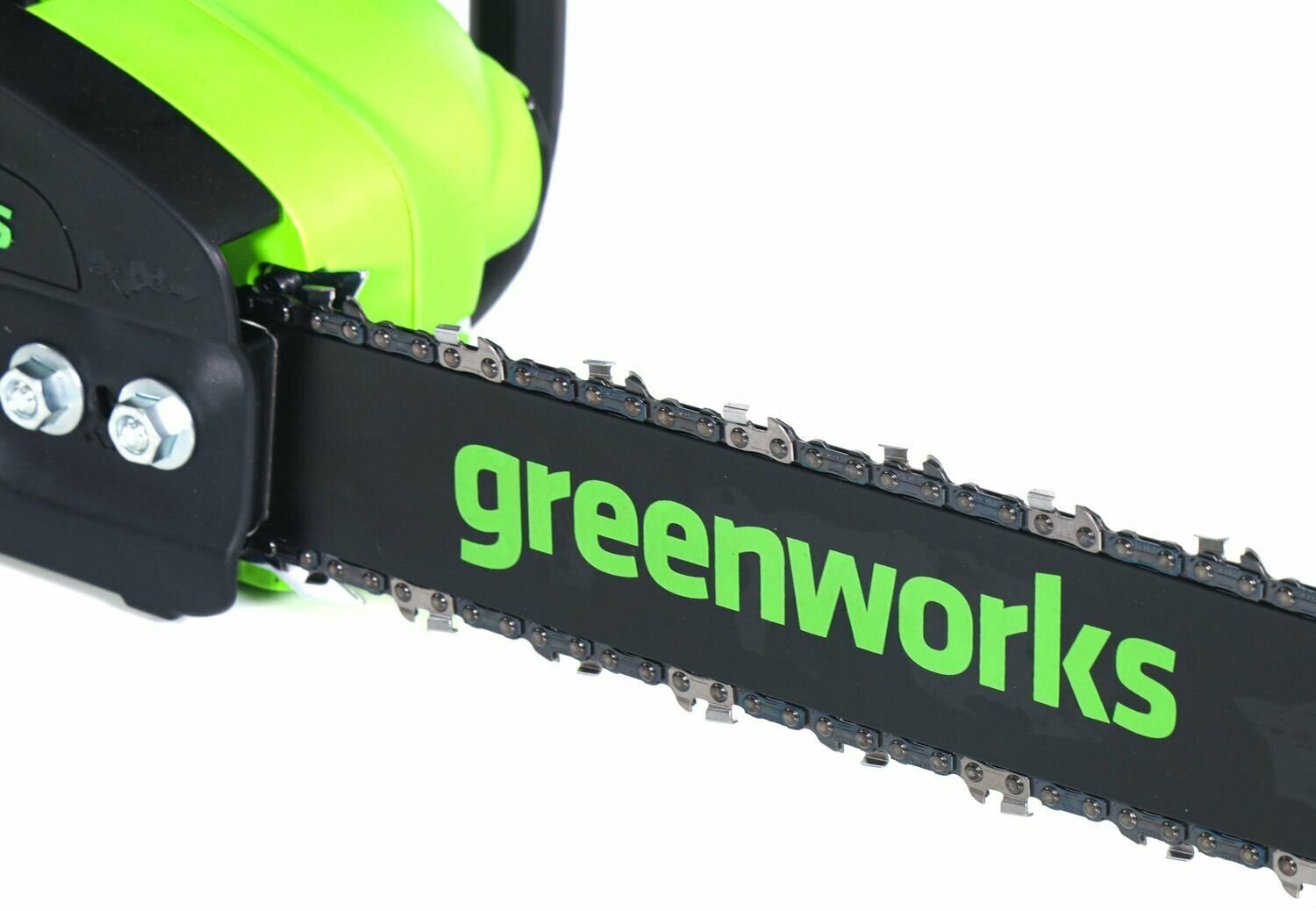 Цепная пила аккумуляторная Greenworks Арт. 2008807, 40V, 40 см, 2000 Вт, бесщеточная, без АКБ И ЗУ - фотография № 3