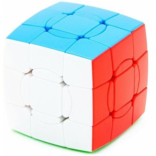 Необычный Кубик Рубика Крейзи ShengShou 3x3х3 Crazy Cube / Развивающая головоломка / Цветной пластик головоломка shengshou crazy cube 4x4 color