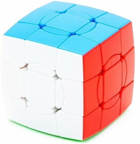 Необычный Кубик Рубика Крейзи ShengShou 3x3х3 Crazy Cube / Развивающая головоломка / Цветной пластик