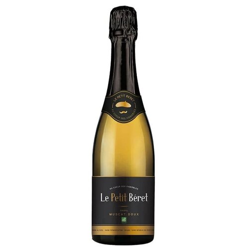 Шампанское Мускат игристое безалкогольное БИО, LE PETIT BERET Muscat Doux, 0,75 л. Франция