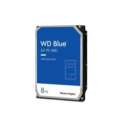 Western Digital Жесткий диск 8ТБ Western Digital Blue WD80EAZZ 5640обмин 128МБ SATA III oem 2390000₽