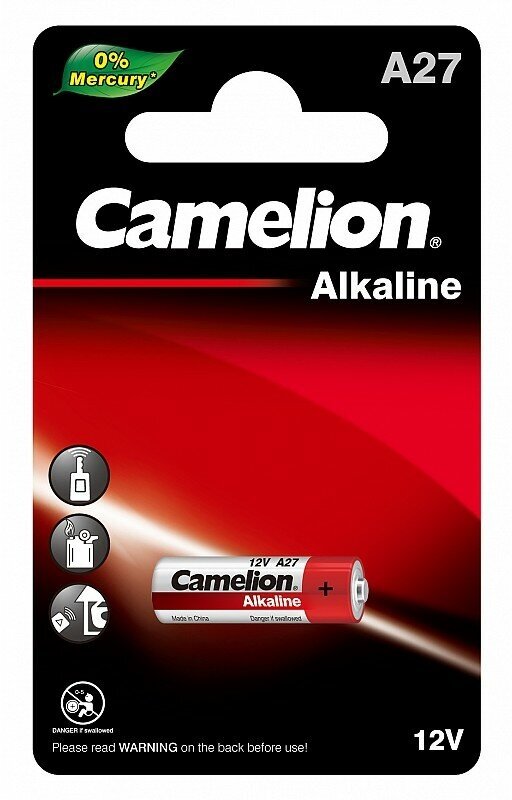 Camelion LR 27A BL-1 (A27-BP1, батарейка,12В), цена за 1 шт.