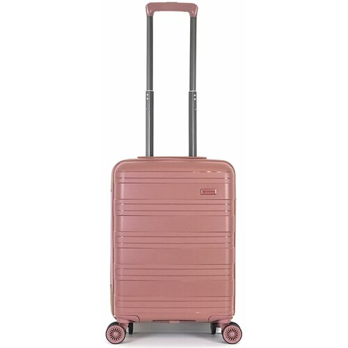 фото Чемодан mironpan, 37 л, размер s, розовый