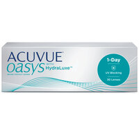 Контактные линзы ACUVUE OASYS 1-Day with HydraLuxe, 30 шт., R 8,5, D -3, прозрачный, 1 уп.