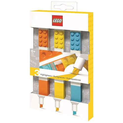 LEGO Набор маркеров, 3 шт., многоцветный, 3 шт. набор ручек iqhk lego gel 3 шт