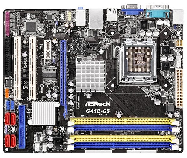 Материнская плата ASRock G41C-GS R2.0