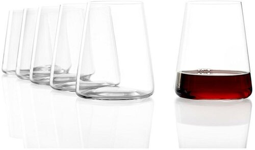 Набор стаканов 6шт хрустальных для красного вина 515мл Stolzle Power Red Wine Tumbler