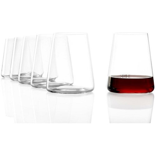 Набор стаканов 6шт хрустальных для красного вина 515мл Stolzle Power Red Wine Tumbler