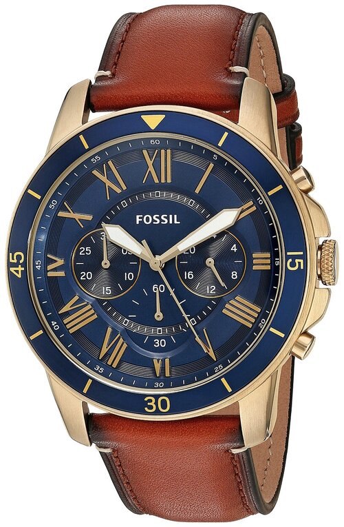 Наручные часы FOSSIL FS5268, коричневый