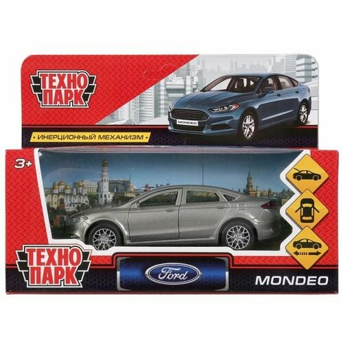 Модель MONDEO-GY Ford Mondeo серый Технопарк в кор. модель mondeo p sl ford mondeo полиция технопарк в коробке