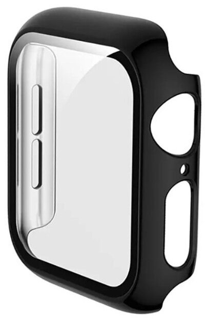 Чехол для Apple Watch 42mm со стеклом, черный — фото 2