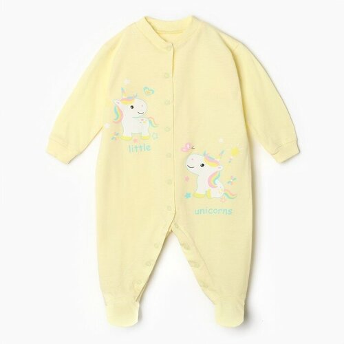 фото Комбинезон luneva, размер 20, желтый