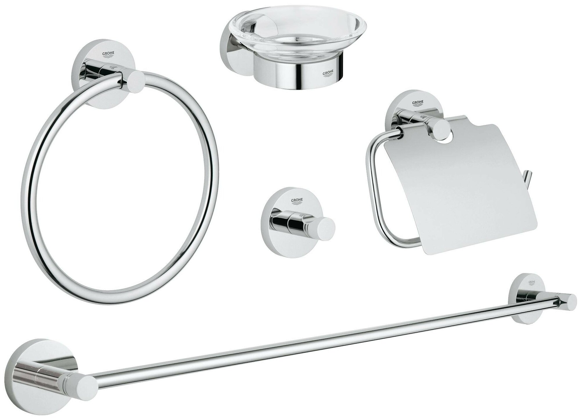 Набор аксессуаров Grohe Essentials (5 предметов) 40344001