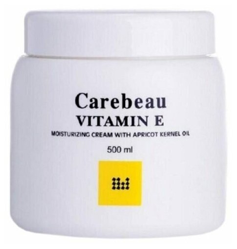 фото Тайский Крем для тела с витамином Е и с маслом абрикосовых косточек белый, Carebeau 500 мл