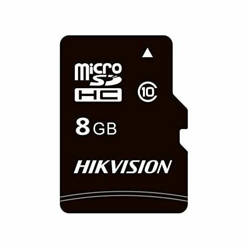 Карта памяти microSDHC UHS-I U1 Hikvision C1 8 ГБ, 92 МБ/с, Class 10, HS-TF-C1(STD)/8G/ZAZ01X00/OD, 1 шт, без адаптера