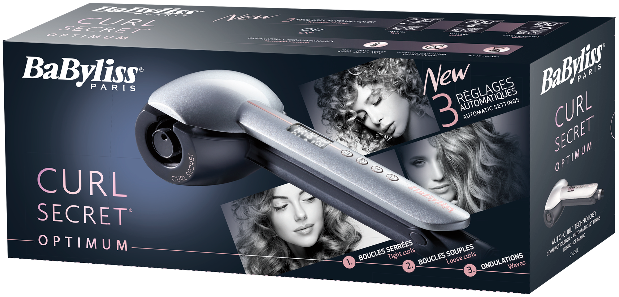 Плойка BaByliss C1600E silver