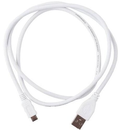 Кабель microUSB 1м Cablexpert CC-mUSB2-AMBM-1MW круглый белый - фото №8