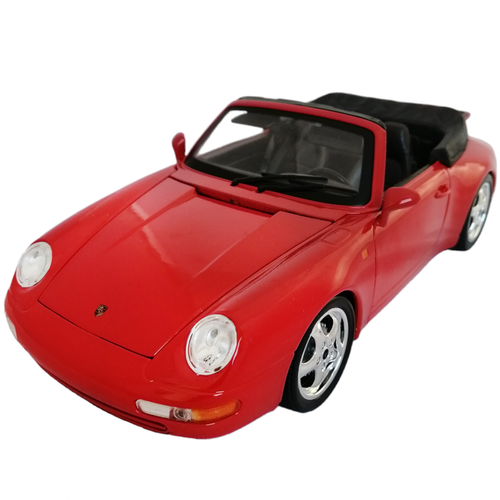 Porsche 911 Carrera Cabriolet 1:18 коллекционная модель автомобиля Bburago 18-12039 red коллекционная металлическая модель автомобиля porsche 911 carrera 4 1 18 bburago 18 12037