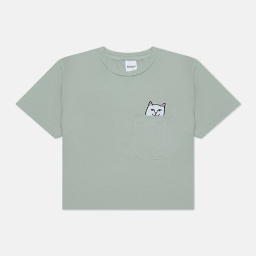 Футболка RIPNDIP, хлопок, размер S, зеленый