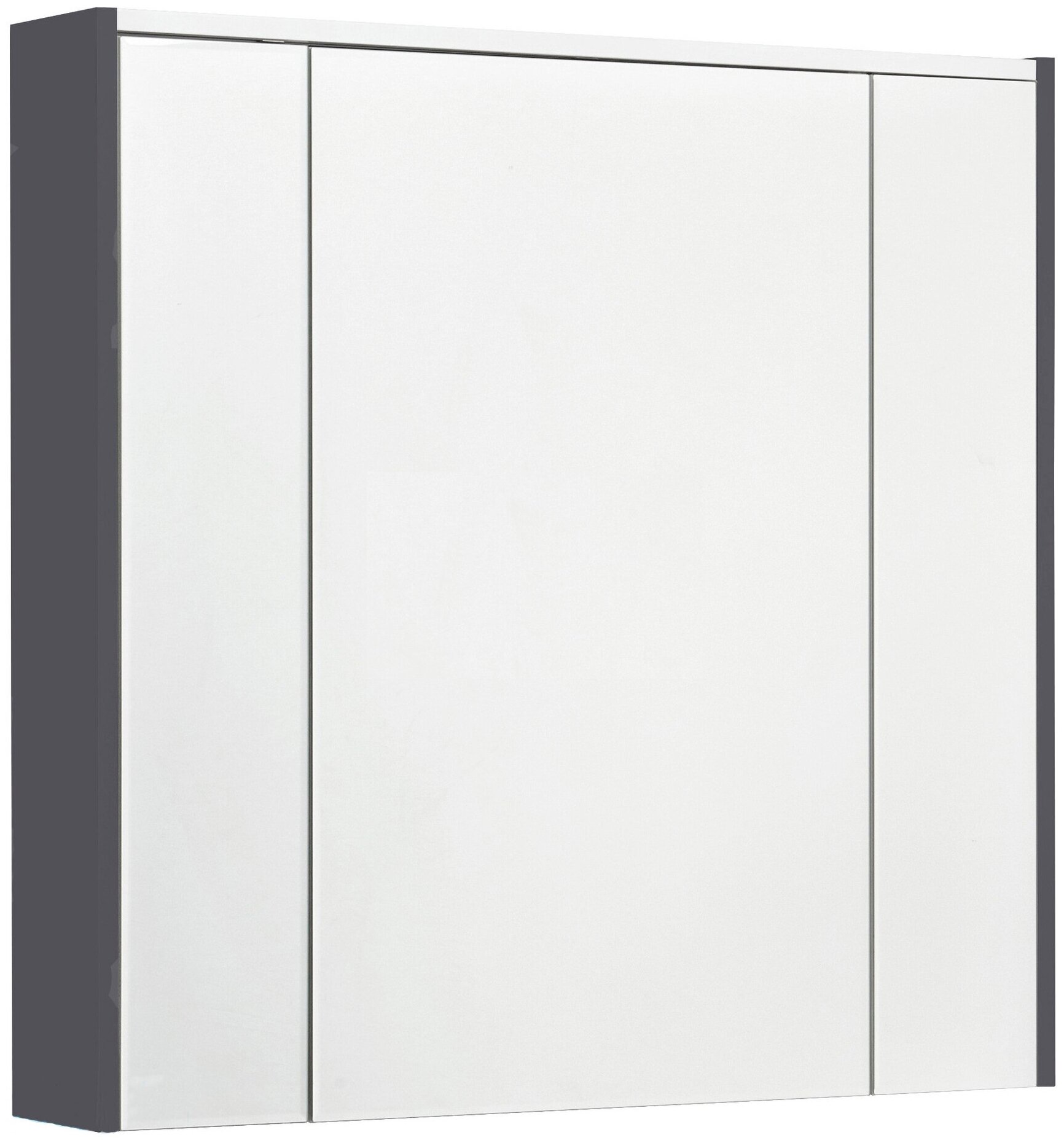 Зеркальный шкаф с подсветкой Roca Ronda 80 ZRU9302970 белый/серый
