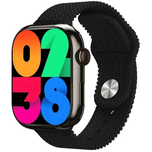 Умные часы X9 pro Смарт часы Amoled iOS Android черные умные часы x9 pro розовый