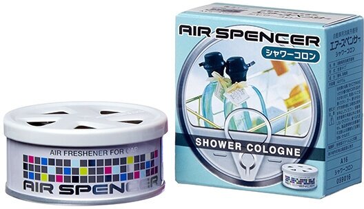 Eikosha Ароматизатор для автомобиля Air Spencer 40 г цветочный Shower Cologne