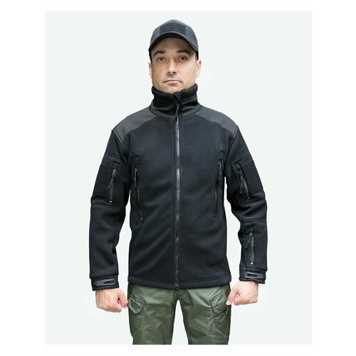 фото Кофта тактическая флисовая черный xxxl gorka-frol