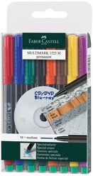 Faber-Castell Набор маркеров Multimark permanent M, 8 шт. (152509)