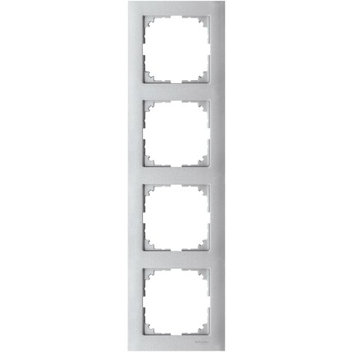 Рамка Schneider Electric MTN4040-3660 Merten System M рамка merten system m mtn4040 3660 алюминий