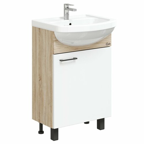 Тумба Onika Эко 52 Black напольная белаядуб сонома ум Акватон 52 3890₽