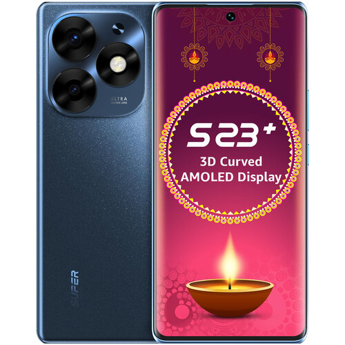 Смартфон Itel S23 8256 ГБ Global для РФ Dual nano SIM Elemental Blue 16600₽