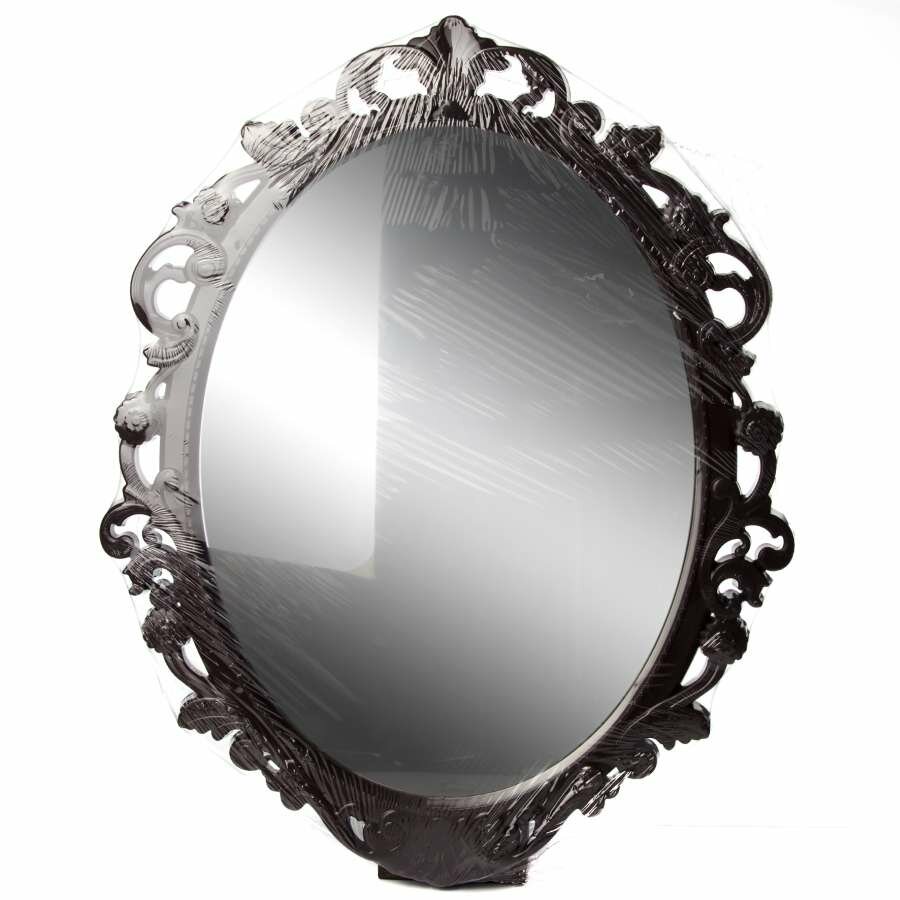 Зеркало настенное Альтернатива Ажур, 58,5 x 47 x 2,5 см, темно-коричневое