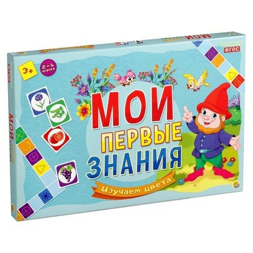 Настольная игра Рыжий кот Мои первые знания. Изучаем цвета ИН-8062