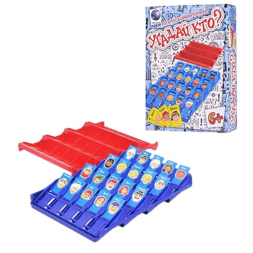 Настольная игра TONG DE Угадай кто?, красный/синий