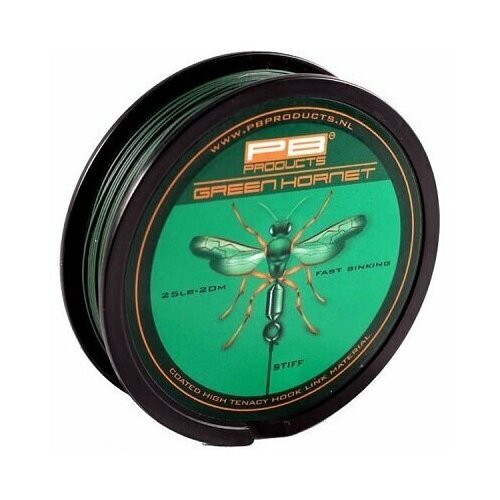 Поводковый материал PB Products Green Hornet 25lb 20m Weed