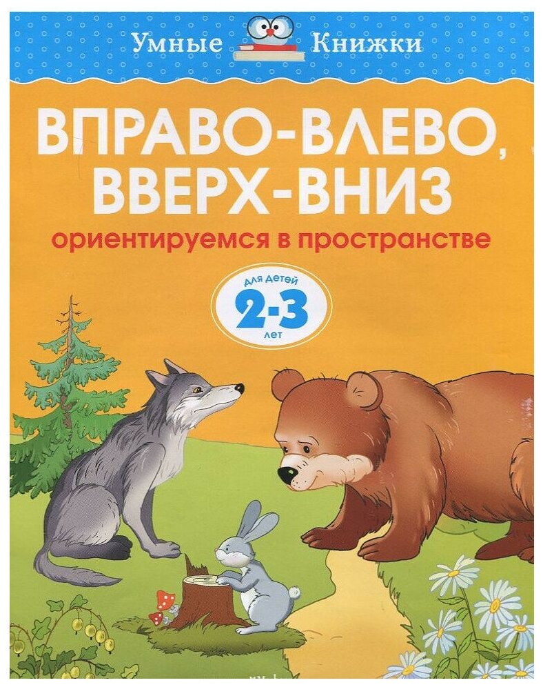 Земцова О.Н. "Книга Вправо-влево, вверх-вниз (2-3 года) . Земцова О.Н."